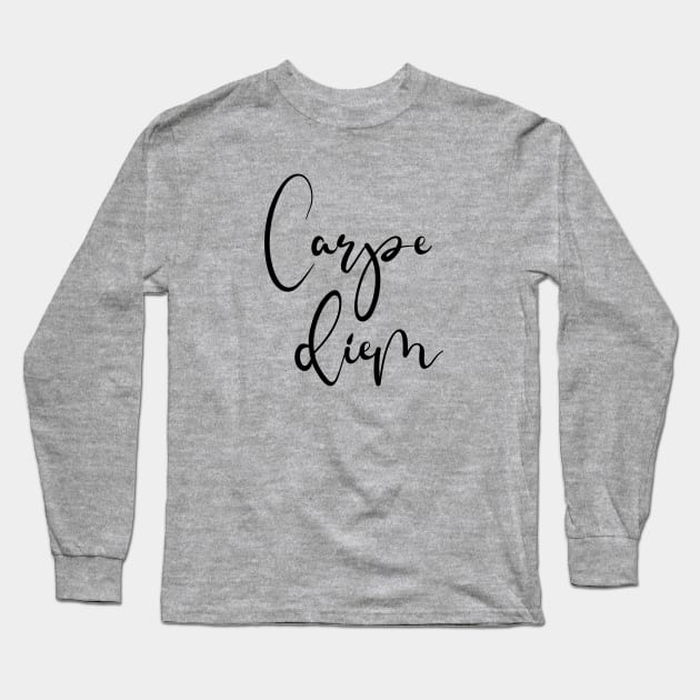 Carpe Diem Long Sleeve T-Shirt by LemonBox